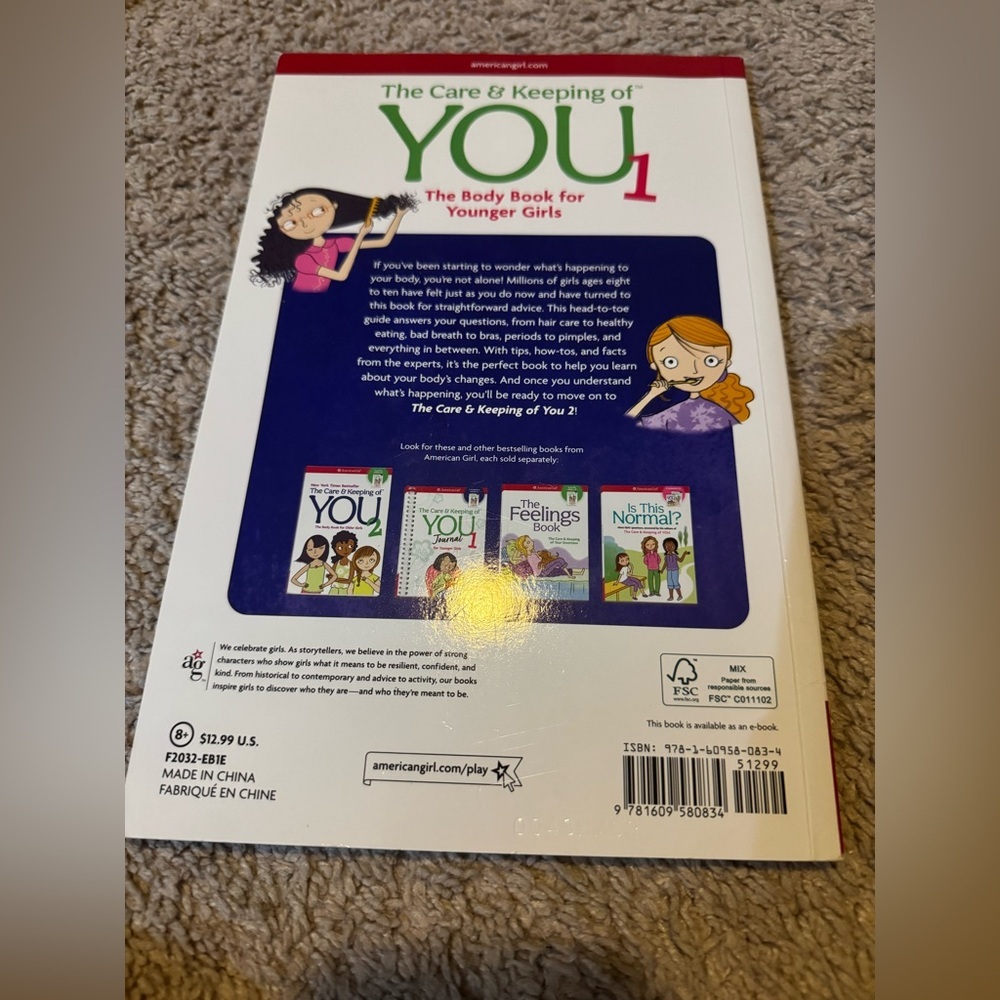 American Girl The Care & Keeping of You Book - Picture 2 of 3
